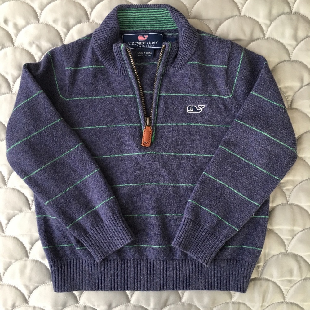 Vineyard Vines Toddler Quarter Zip Sweater